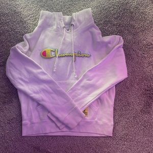 neon champion sweatshirt